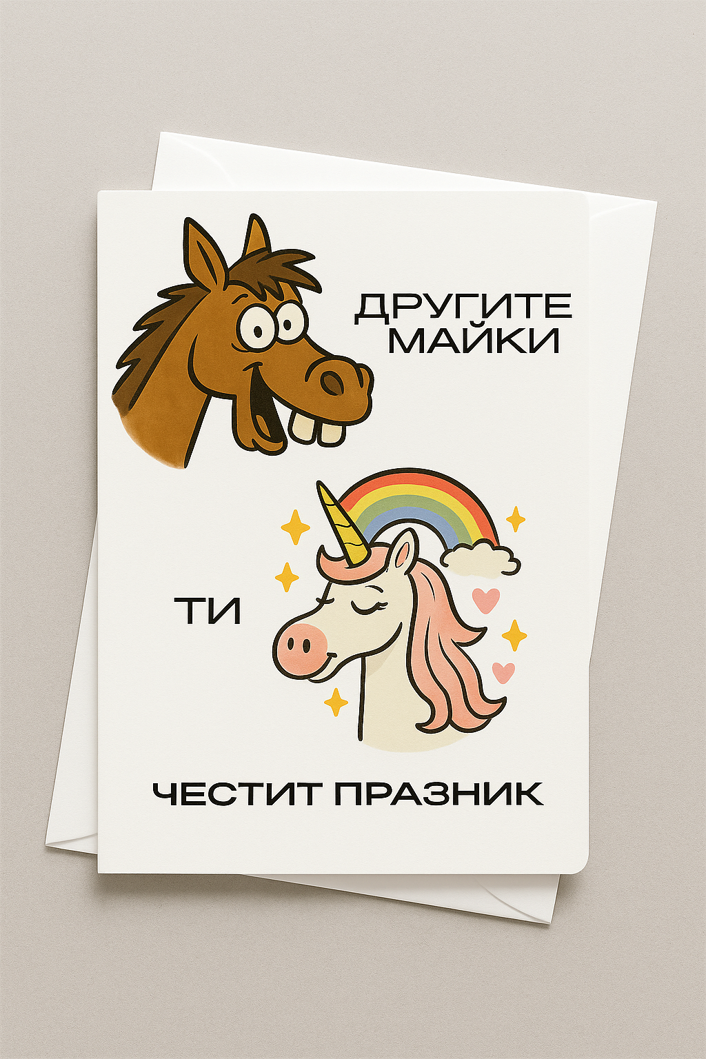 Картичка с бял пощенски плик НА ЕДРО, Другите майки